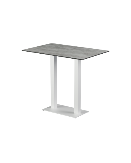 Stolik Alfa Bar Duo biały blat HPL