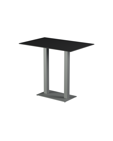 Stolik Alfa Bar Duo szary blat HPL