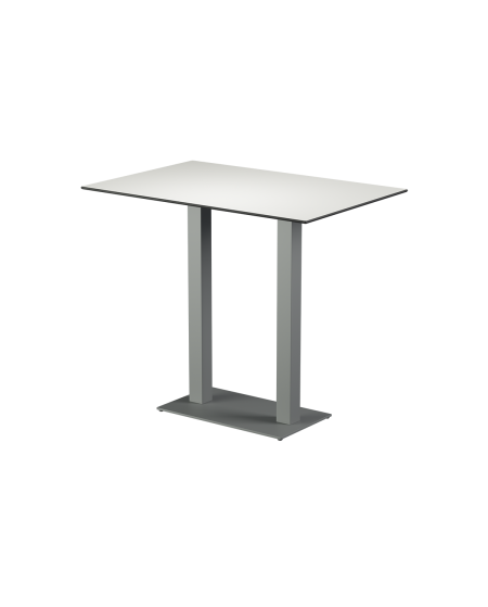 Stolik Alfa Bar Duo szary blat HPL