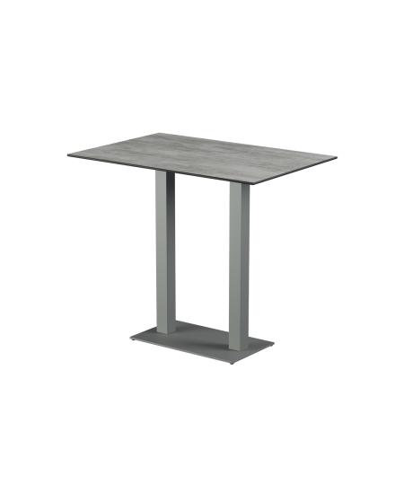 Stolik Alfa Bar Duo szary blat HPL