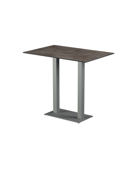 Stolik Alfa Bar Duo szary blat HPL