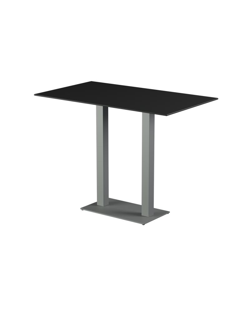 Stolik Alfa Bar Duo szary blat HPL