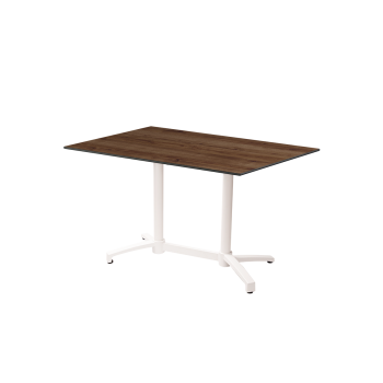 Stolik Cross Comfort Duo biały blat HPL