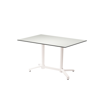Stolik Cross Comfort Duo biały blat HPL