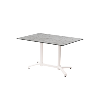Stolik Cross Comfort Duo biały blat HPL