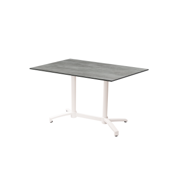 Stolik Cross Comfort Duo biały blat HPL