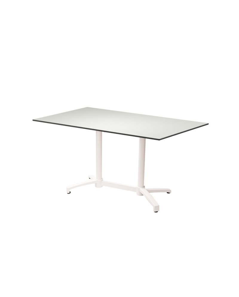 Stolik Cross Comfort Duo biały blat HPL