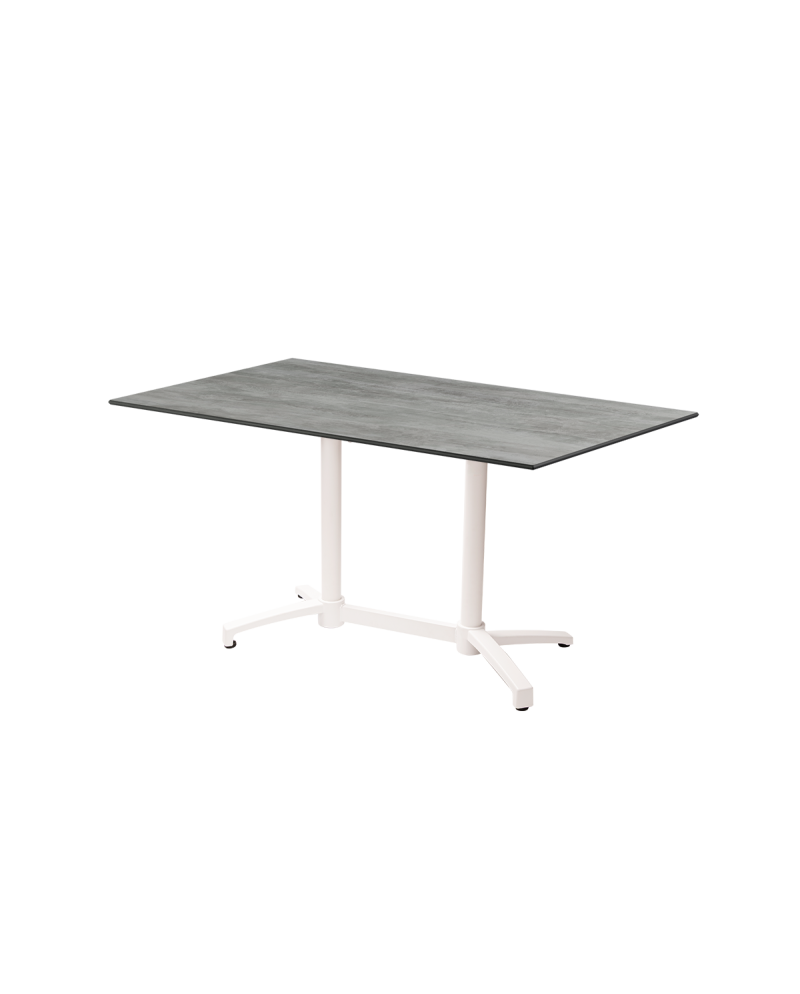 Stolik Cross Comfort Duo biały blat HPL
