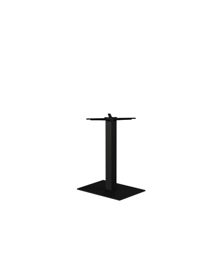 Stolik Alfa 40x55 czarny blat drewniano-fornirowany