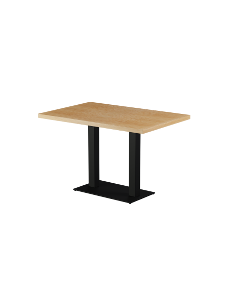 Stolik Alfa Duo blat drewniano-fornirowany