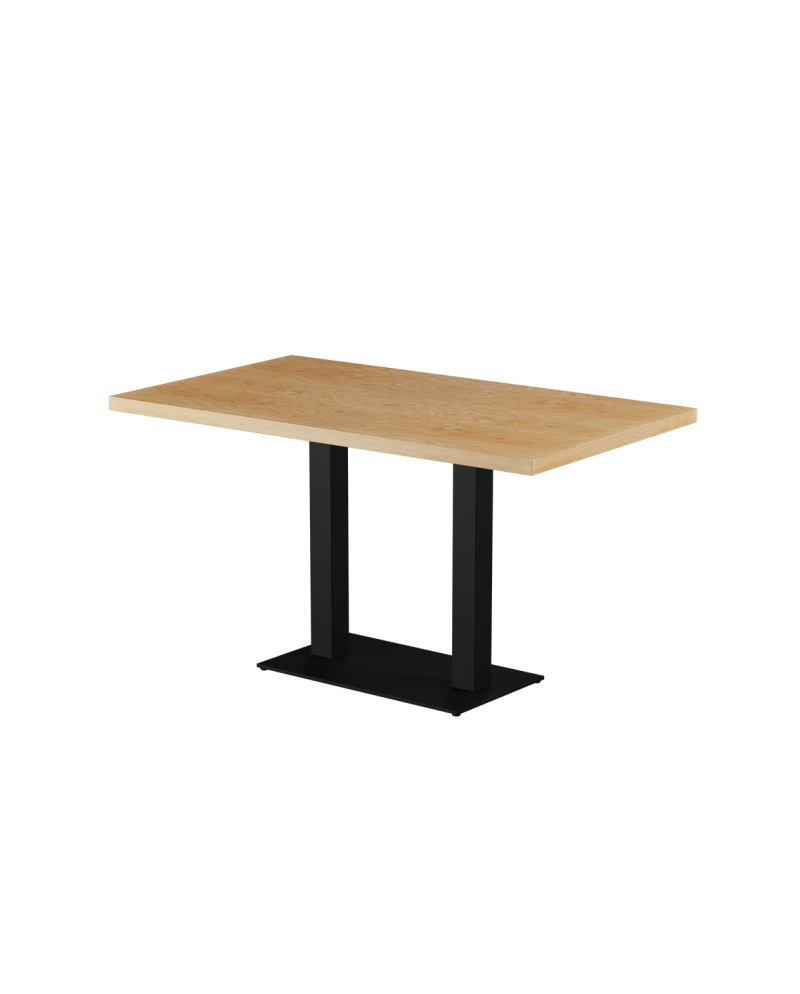 Stolik Alfa Duo blat drewniano-fornirowany