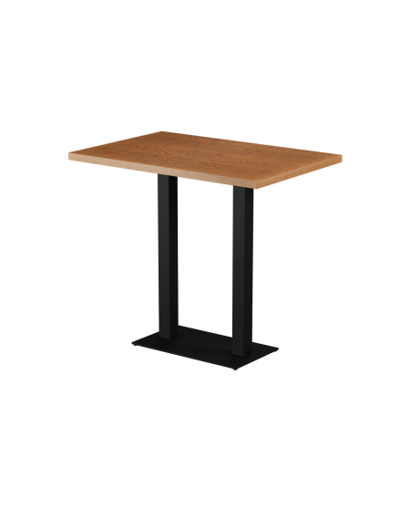 Stolik Alfa Bar Duo blat drewniano-fornirowany
