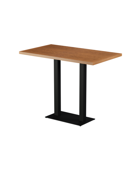 Stolik Alfa Bar Duo blat drewniano-fornirowany