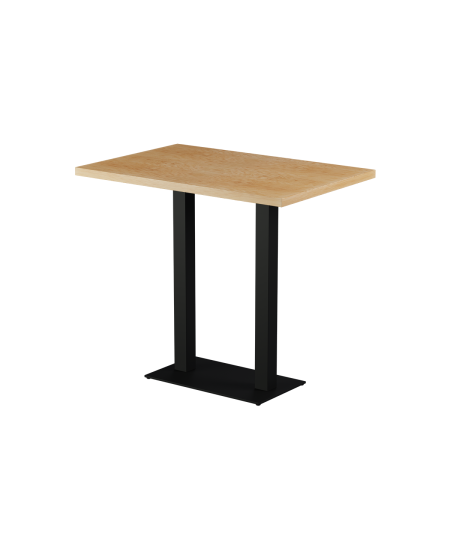 Stolik Alfa Bar Duo blat drewniano-fornirowany
