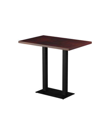 Stolik Alfa Bar Duo blat drewniano-fornirowany
