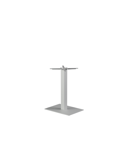 Stolik Alfa 40x55 biały blat drewniano-fornirowany