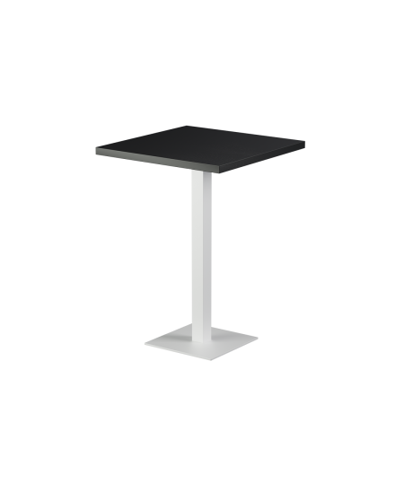 Stolik Alfa Bar biały blat drewniano-fornirowany