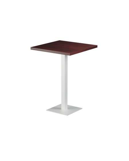 Stolik Alfa Bar biały blat drewniano-fornirowany