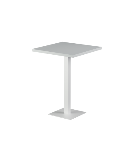 Stolik Alfa Bar biały blat drewniano-fornirowany