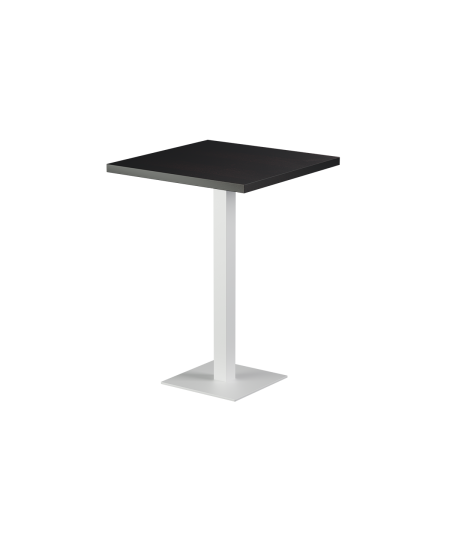 Stolik Alfa Bar biały blat drewniano-fornirowany