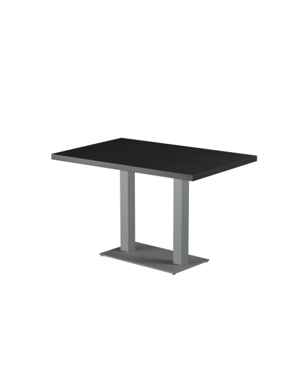 Stolik Alfa Duo szary blat drewniano-fornirowany