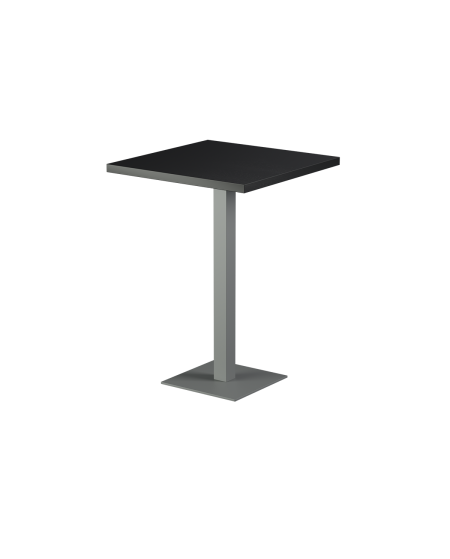 Stolik Alfa Bar szary blat drewniano-fornirowany