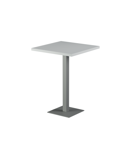 Stolik Alfa Bar szary blat drewniano-fornirowany