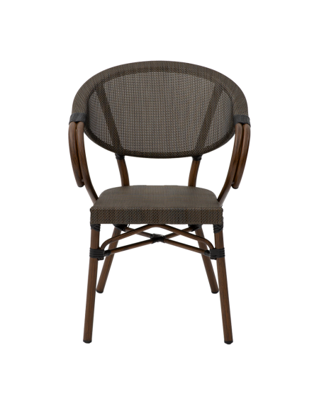 Krzesło Camillo brązowe