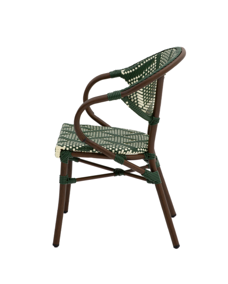 Krzesło Camillo zielone