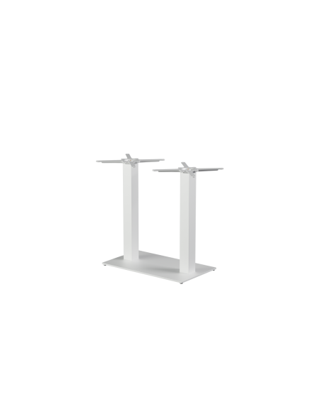 Stolik Alfa Duo biały blat laminowany