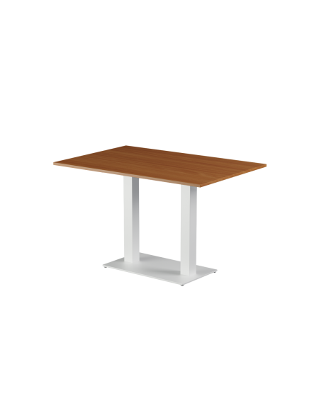 Stolik Alfa Duo biały blat laminowany