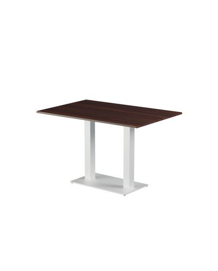 Stolik Alfa Duo biały blat laminowany