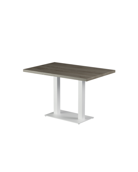 Stolik Alfa Duo biały blat laminowany