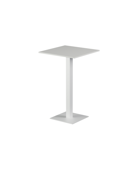 Stolik Alfa Bar biały blat laminowany