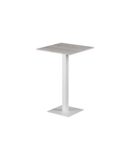 Stolik Alfa Bar biały blat laminowany