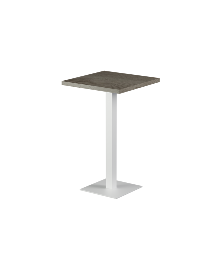 Stolik Alfa Bar biały blat laminowany