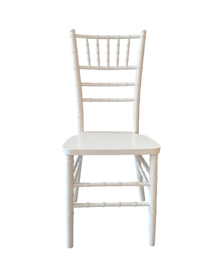 Krzesło ślubne Tiffany Wood biały