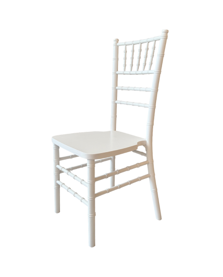 Krzesło ślubne Tiffany Wood biały