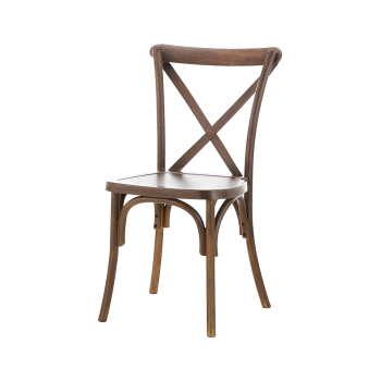 Krzesło Cross-Back Polywood orzechowe