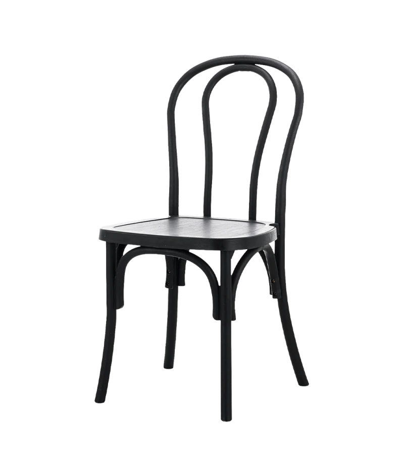 Stolička Monet Polywood, čierna