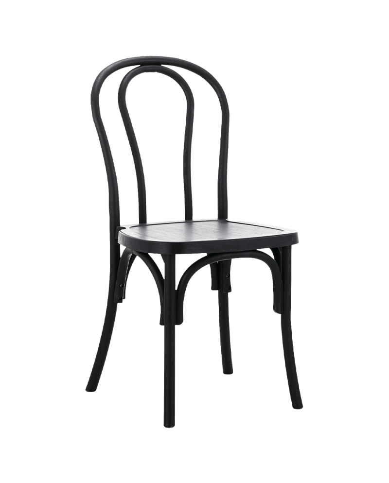 Stolička Monet Polywood, čierna