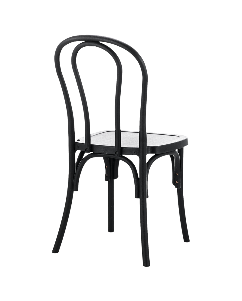 Stolička Monet Polywood, čierna