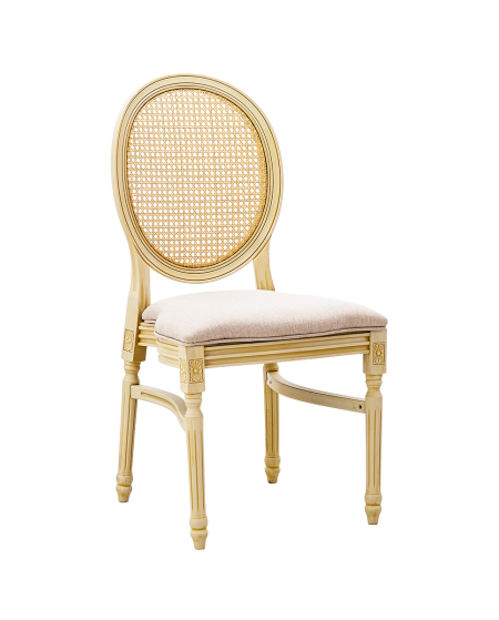 Krzesło Palace Polywood pobielane