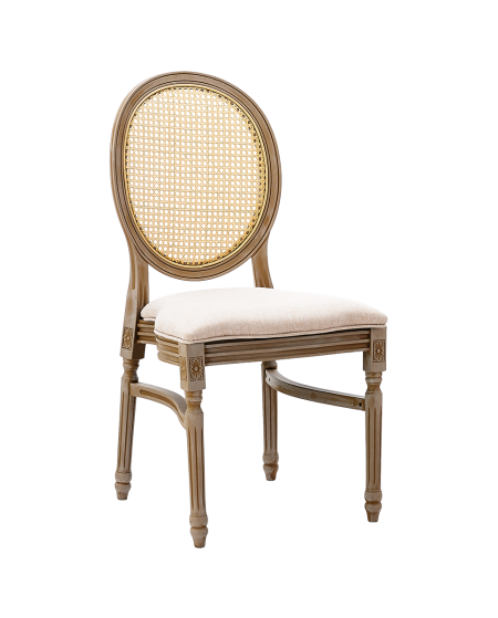 Krzesło Palace Polywood jasne rustykalne