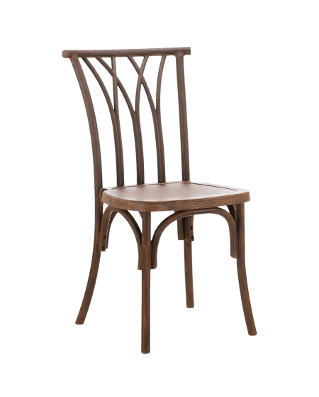 Krzesło Vienna Polywood orzech