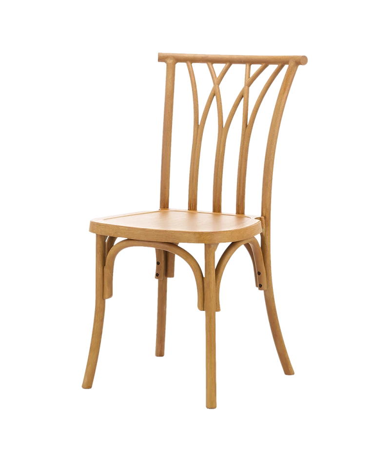 Stolička VIENNA Polywood, prírodný dub