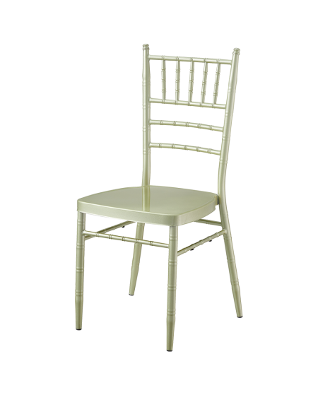 Metalowe Krzesło Chiavari Tiffany szampańskie