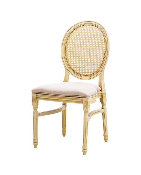 Krzesło Palace Polywood pobielane