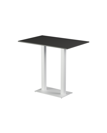 Stolik Alfa Bar Duo biały blat laminowany