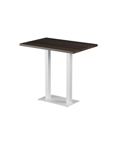 Stolik Alfa Bar Duo biały blat laminowany